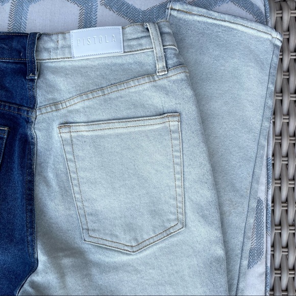 Pistola Two-Tone Asymmetric Jeans - Picture 8 of 12